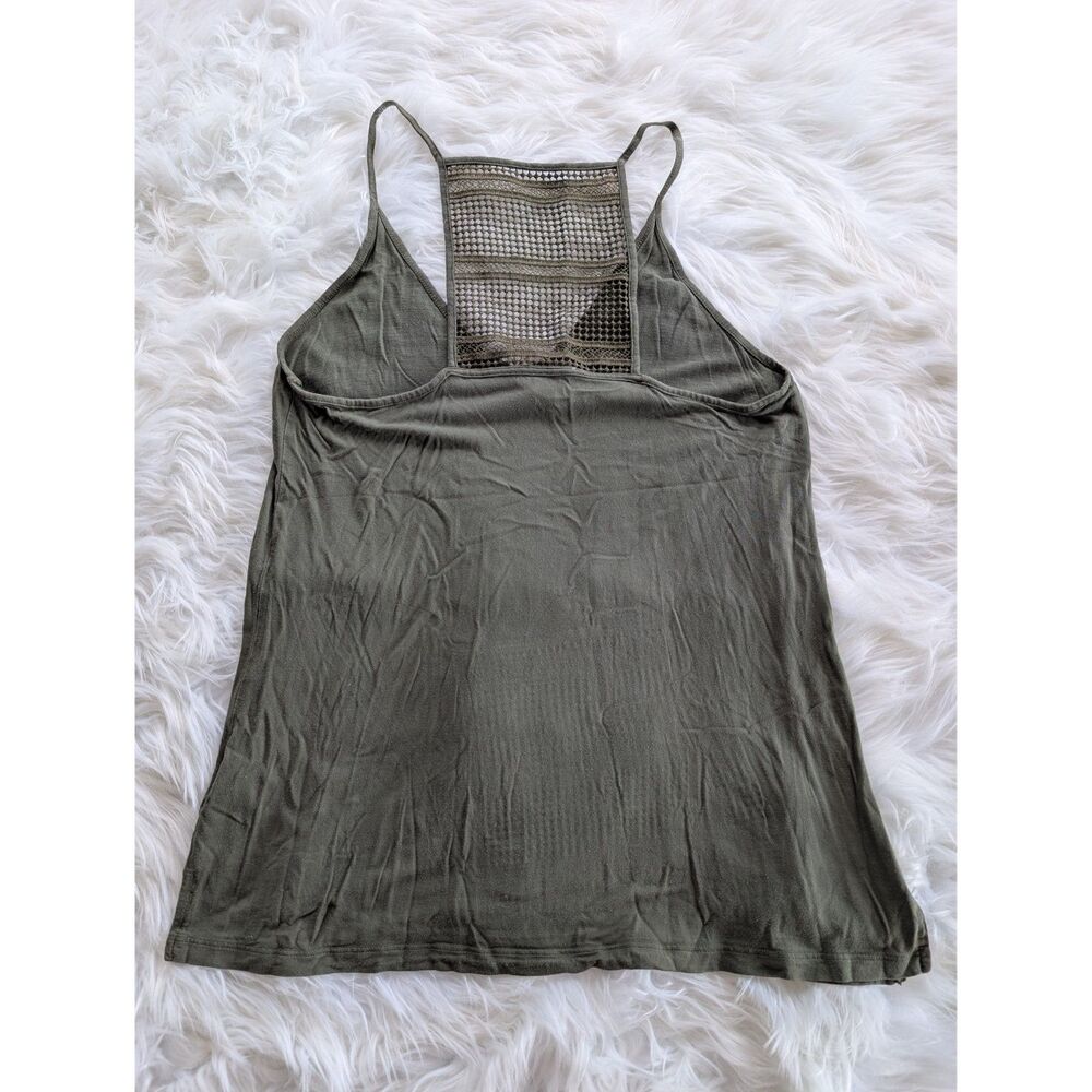 Old Navy Green Boho Tank, Size Medium